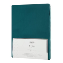 Prestieradlo 180x200 cm DINA z bavlneného saténu - tyrkysová